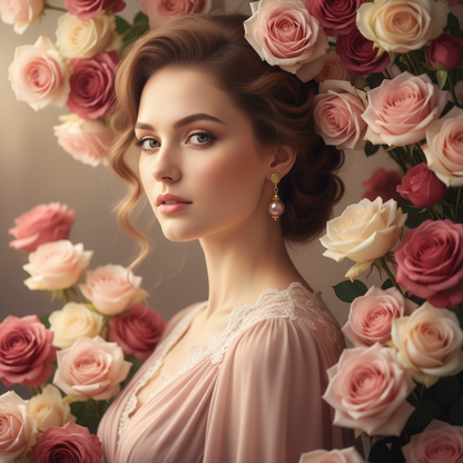 “Luz Serena — Aretes de Perla Facetada”
(“Luz Serena — Faceted Pearl Earrings”) blush pink