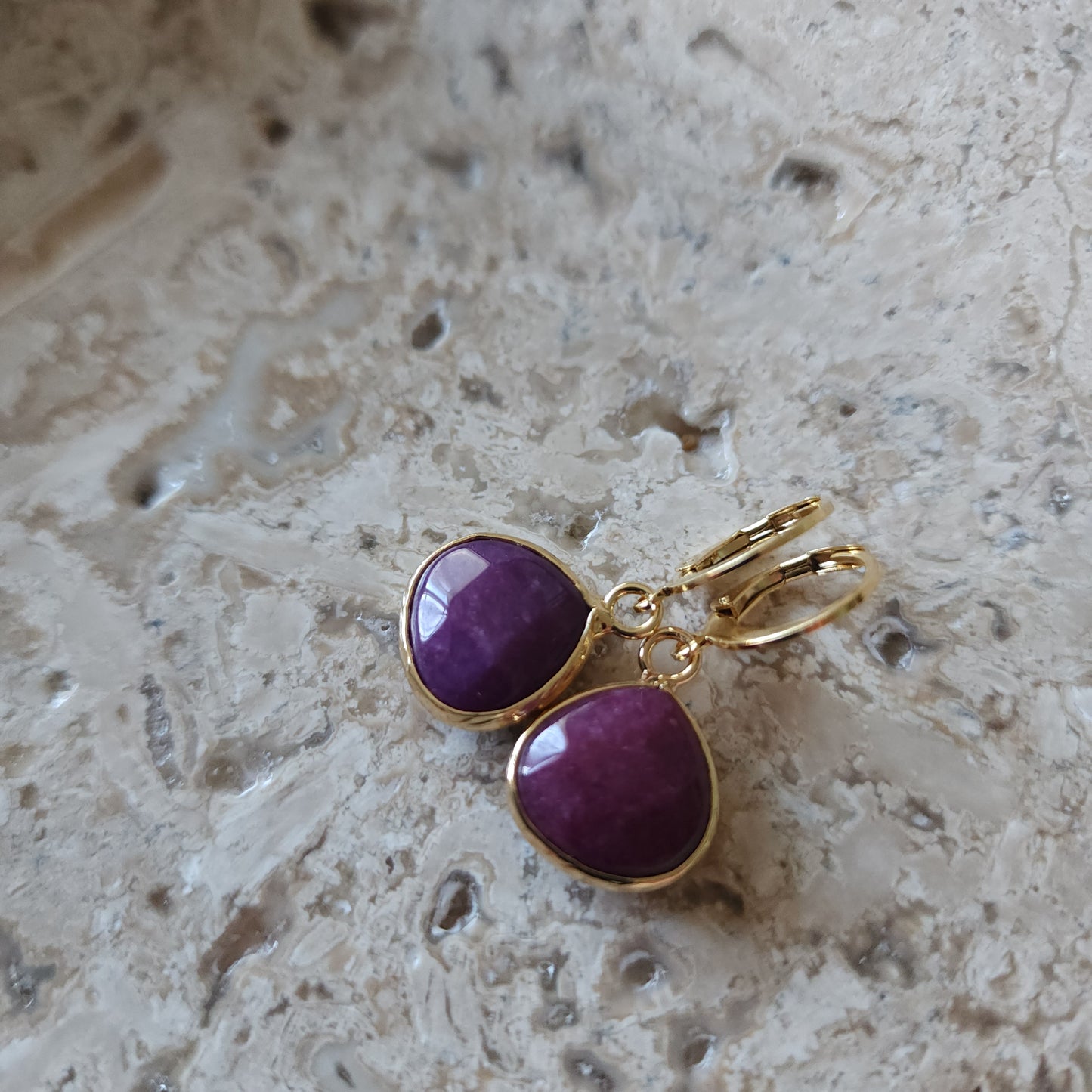 Gemma Viva Teardrop earrings Gemstone Earrings