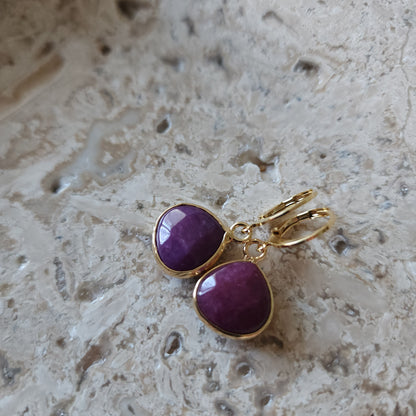 Gemma Viva Teardrop earrings Gemstone Earrings