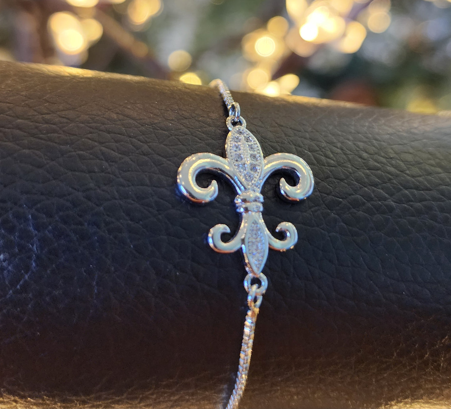 ✨ Slider Bracelet. Pulsera Deslizante “Luz de Platino”