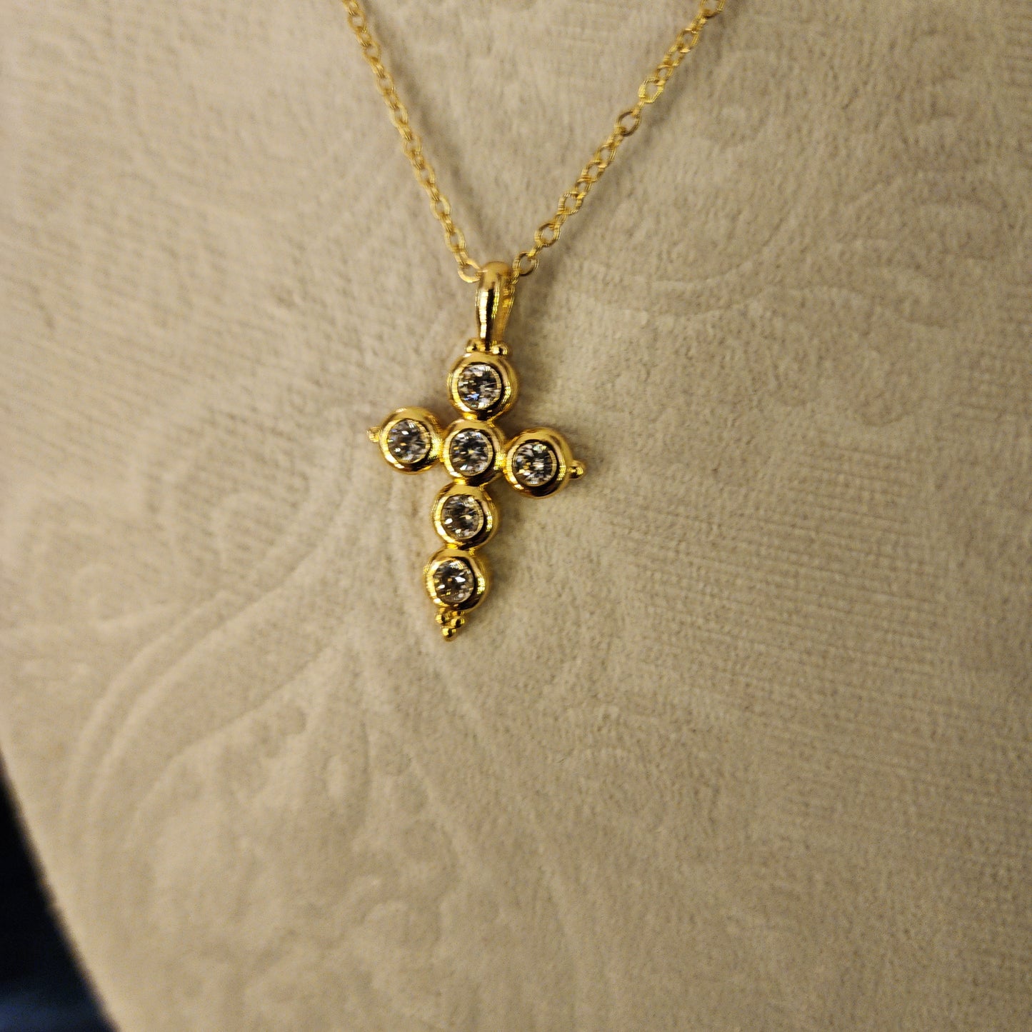 Celestial Grace Cross Necklace