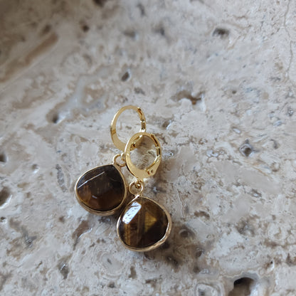 Gemma Viva Teardrop earrings Gemstone Earrings