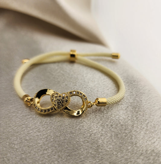 Infinity love Bracelet — Mystical Rose