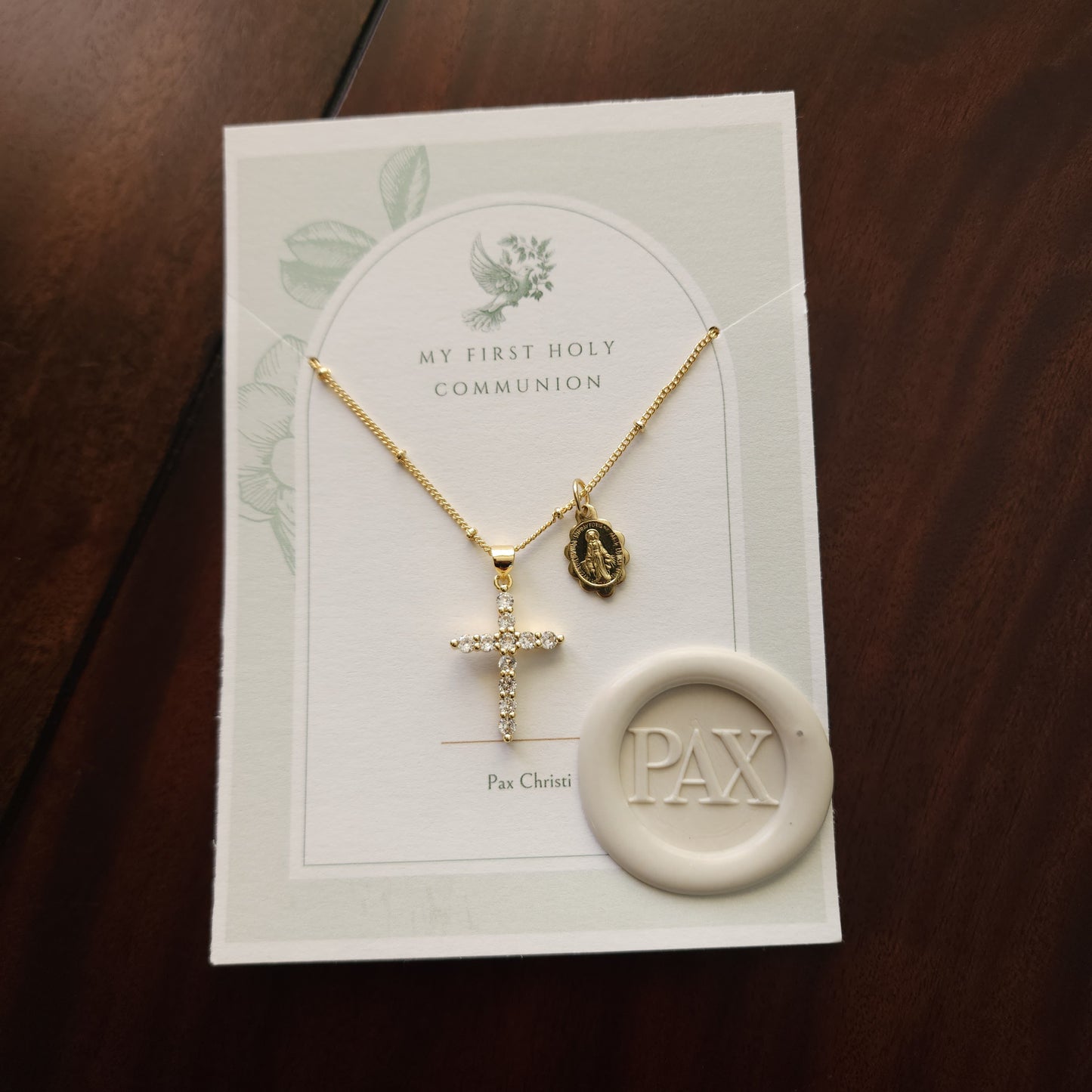 Pax Christi · First Holy Communion Necklace