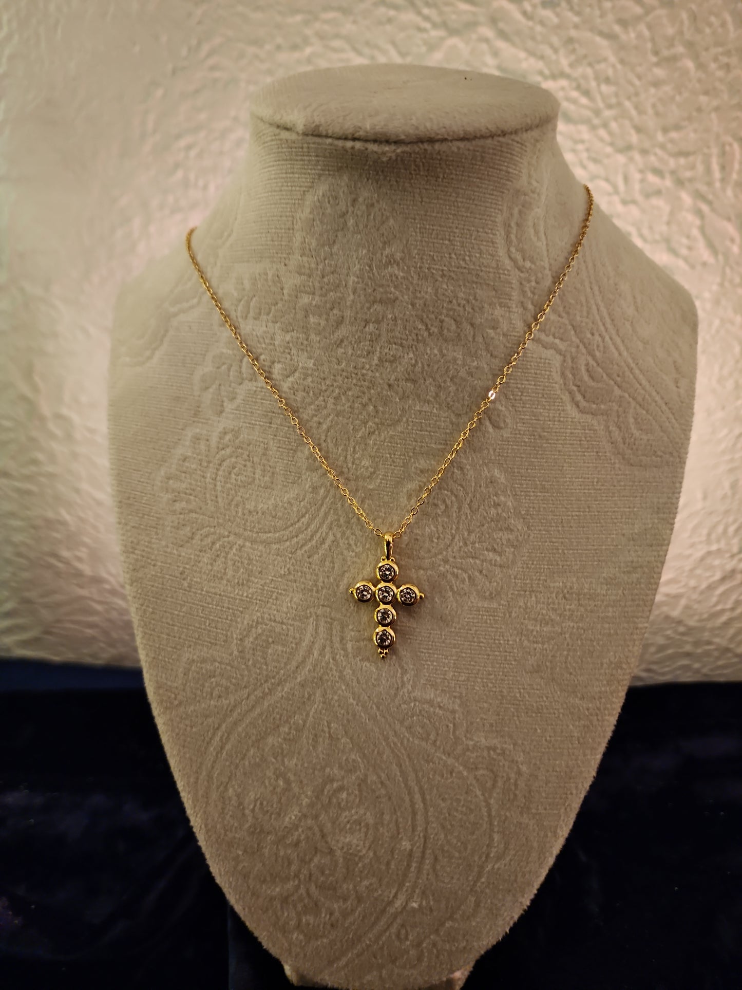 Celestial Grace Cross Necklace