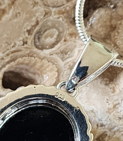 Titanium Druzy Crystal Necklace – Sterling Silver 925 | Gemmae Alchemicae Collection