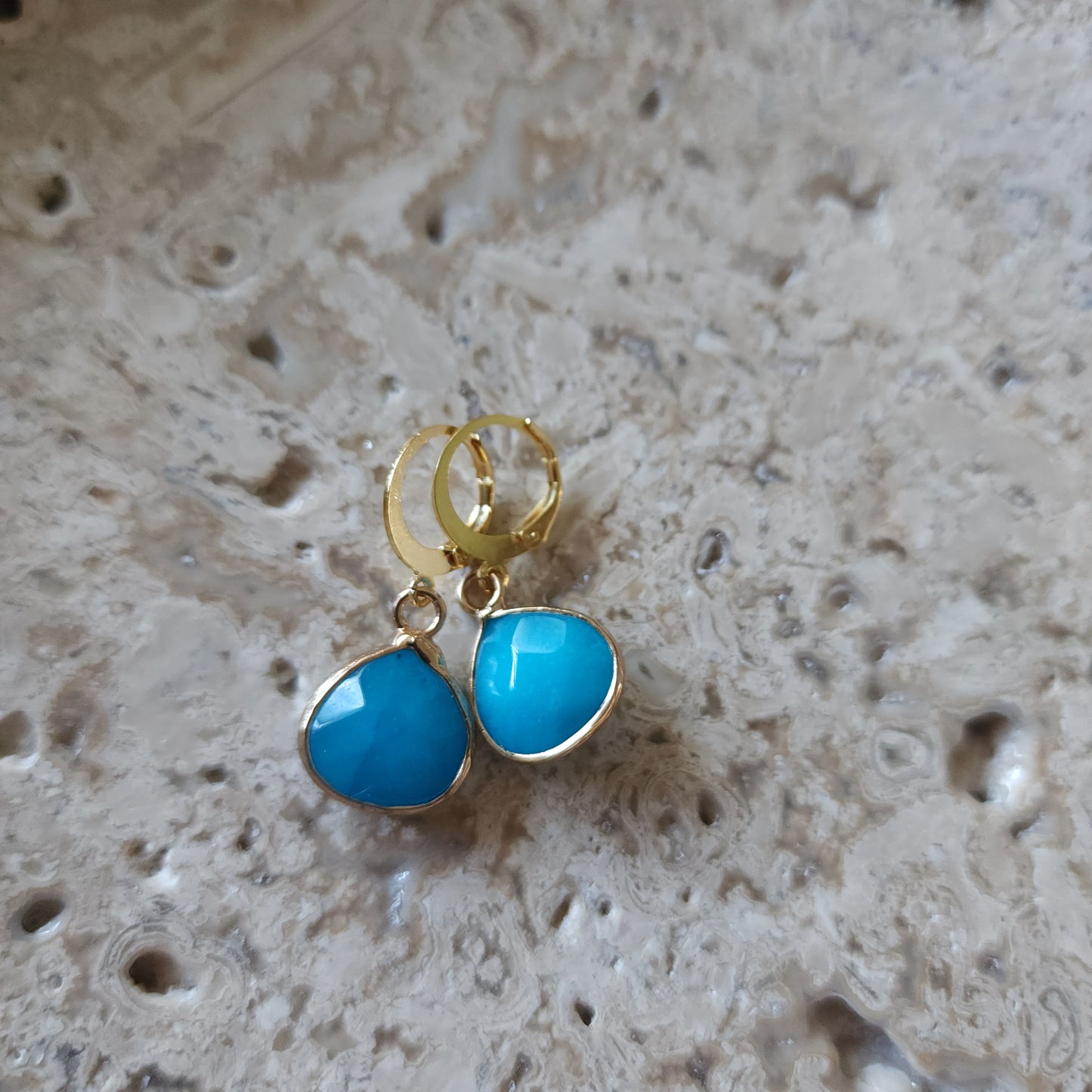 Gemma Viva Teardrop earrings Gemstone Earrings