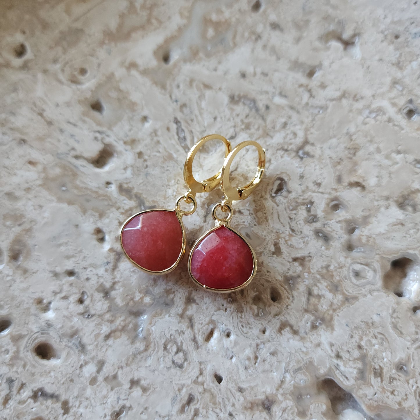 Gemma Viva Teardrop earrings Gemstone Earrings