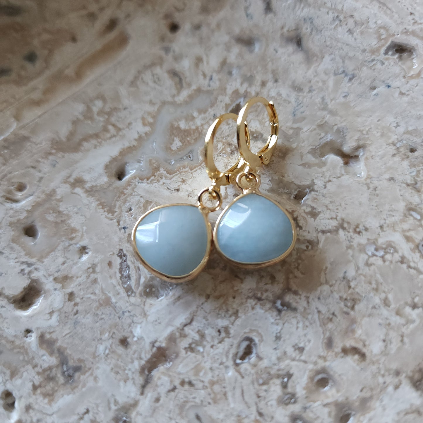 Gemma Viva Teardrop earrings Gemstone Earrings