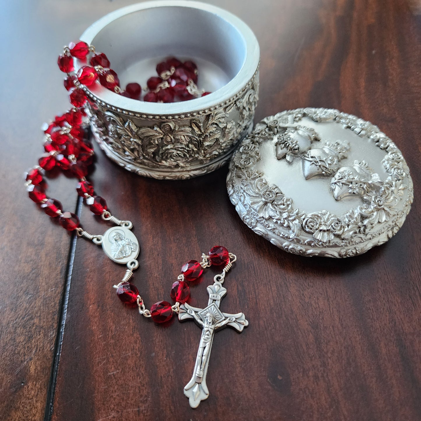 Holy Land Rosary & Keepsake Box Set-Limited devotional set