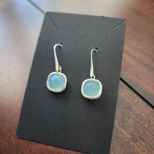 Soft Blue Drop Earrings
