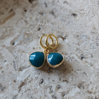 Gemma Viva Teardrop earrings Gemstone Earrings