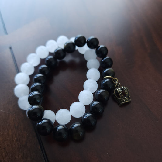 Umbra & Alba — Duality Bracelet Set
