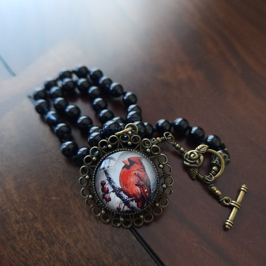 Cardinal Reliquary Necklace

Hand-assembled | Limited creation