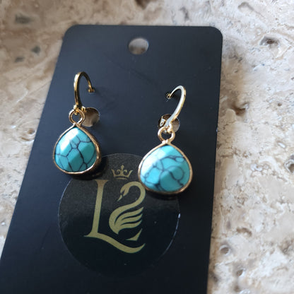 Gemma Viva Teardrop earrings Gemstone Earrings