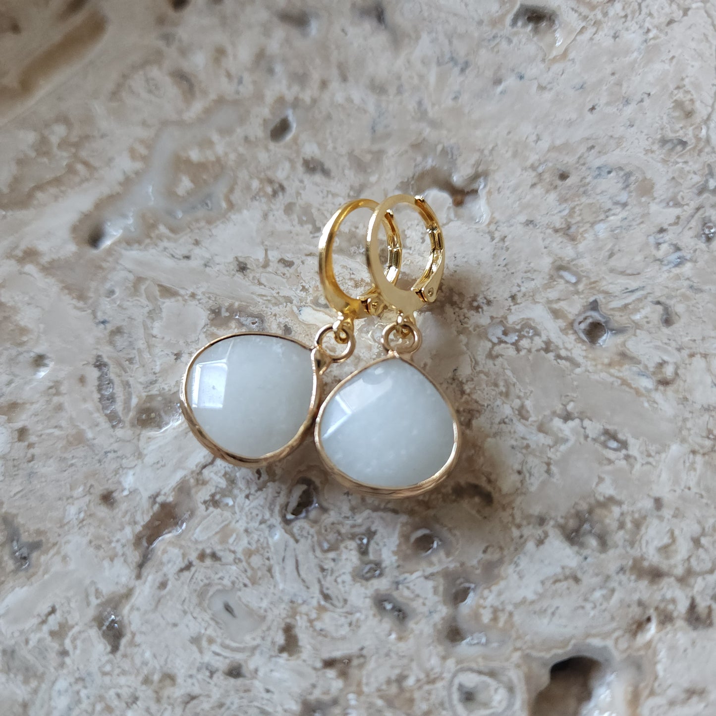 Gemma Viva Teardrop earrings Gemstone Earrings