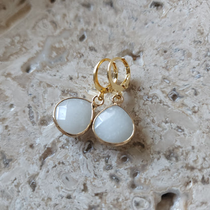 Gemma Viva Teardrop earrings Gemstone Earrings