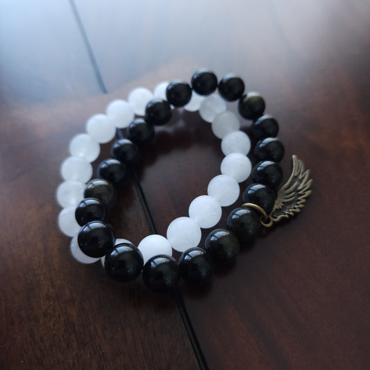 Umbra & Alba — Duality Bracelet Set
