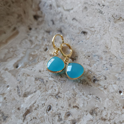 Gemma Viva Teardrop earrings Gemstone Earrings